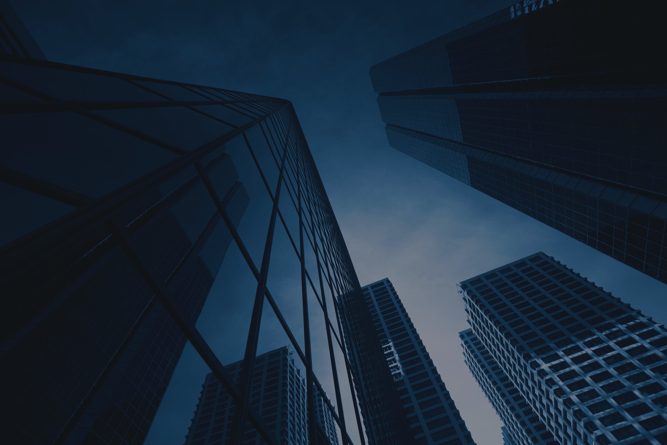 Dark Towering Buildings